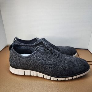 Cole Haan ZeroGrand Black Knit Oxford Grand OS Shoes C32150 Men's Size 9.5 M